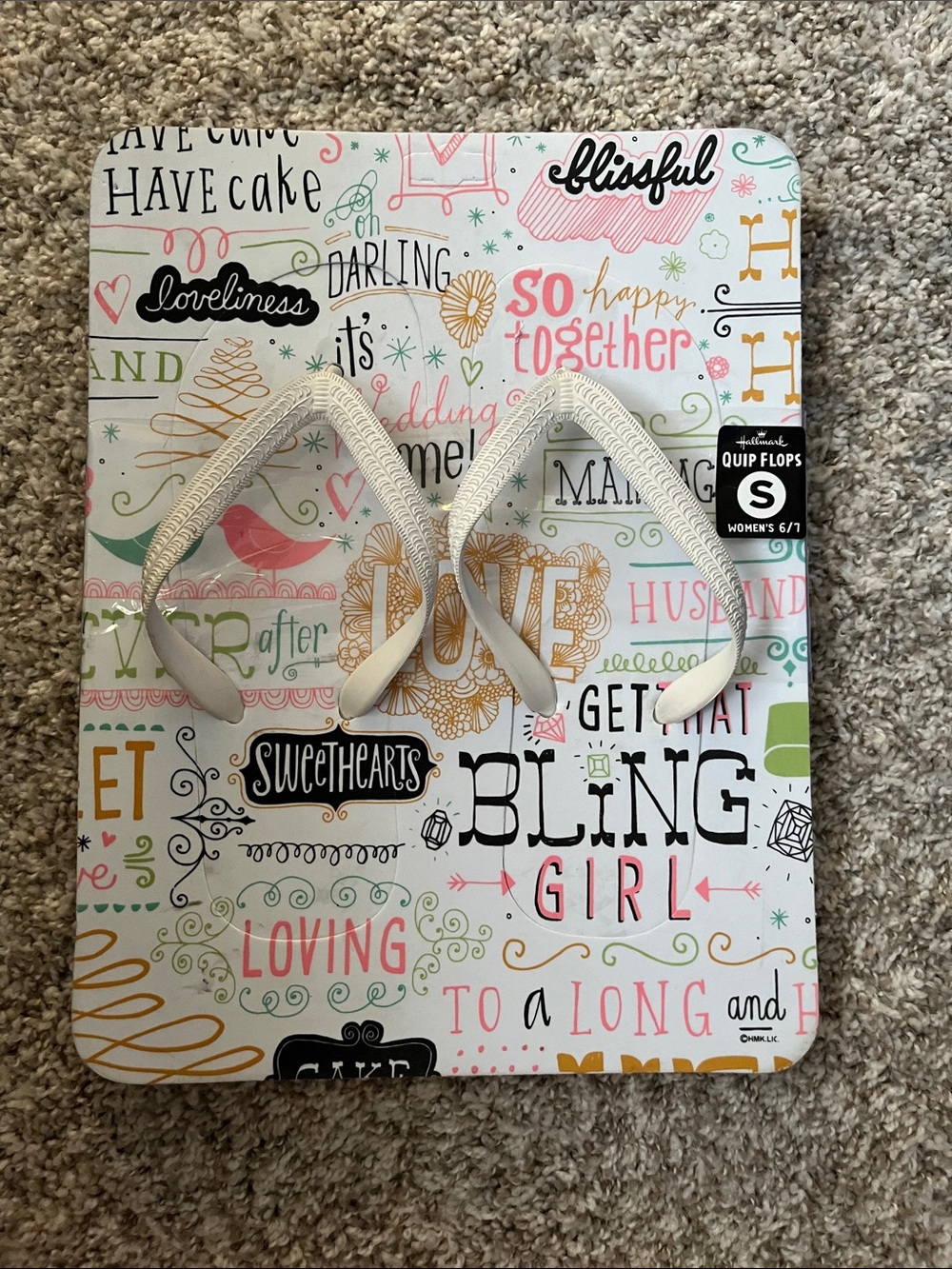 Marriage Flip Flops - Size S (6/7)
